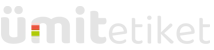 Ümit Etiket White Logo